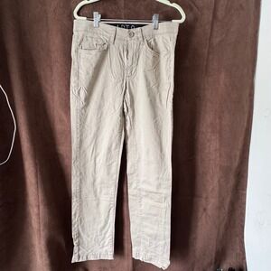 Apt 9 Premier Flex Mens Slim Fit Chino Pants Tan Khaki 30x30 work uniform